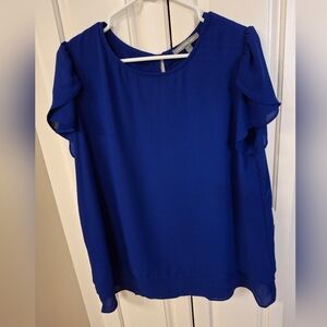 Nwot Kate & Mallory Royal Blue Blouse